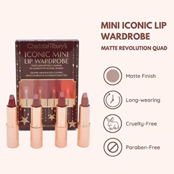 NEW Charlotte Tilbury Mini Iconic Lip Sticks New in Box - Picture 2 of 6